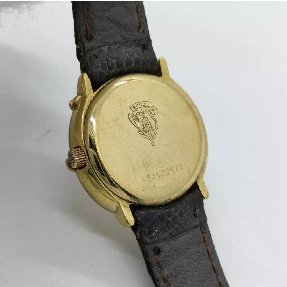Gucci Watch 26mm Women's Gold X Brown - Picture 7 of 8